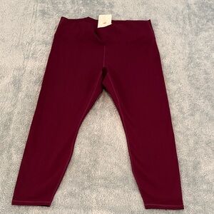 Fabletics Women's Burgundy Leggings